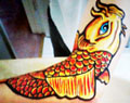 Turtle Wayne Painted Tattoo